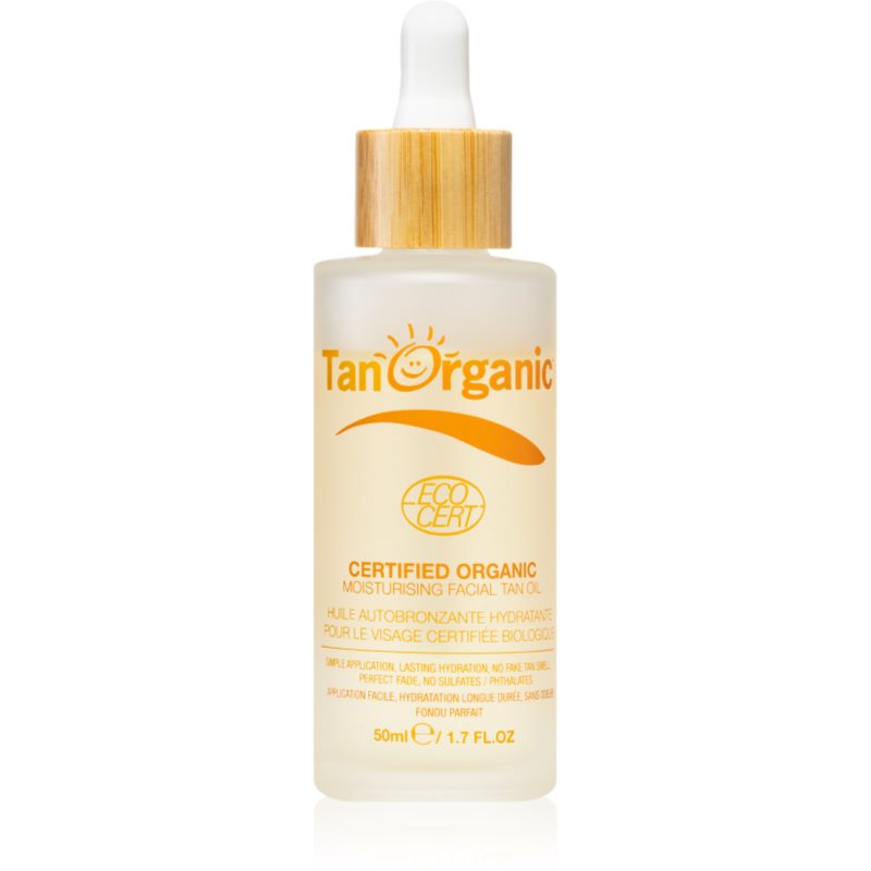 TanOrganic The Skincare Tan samoopalovací olej na obličej odstín Light Bronze 50 ml - parfo.cz