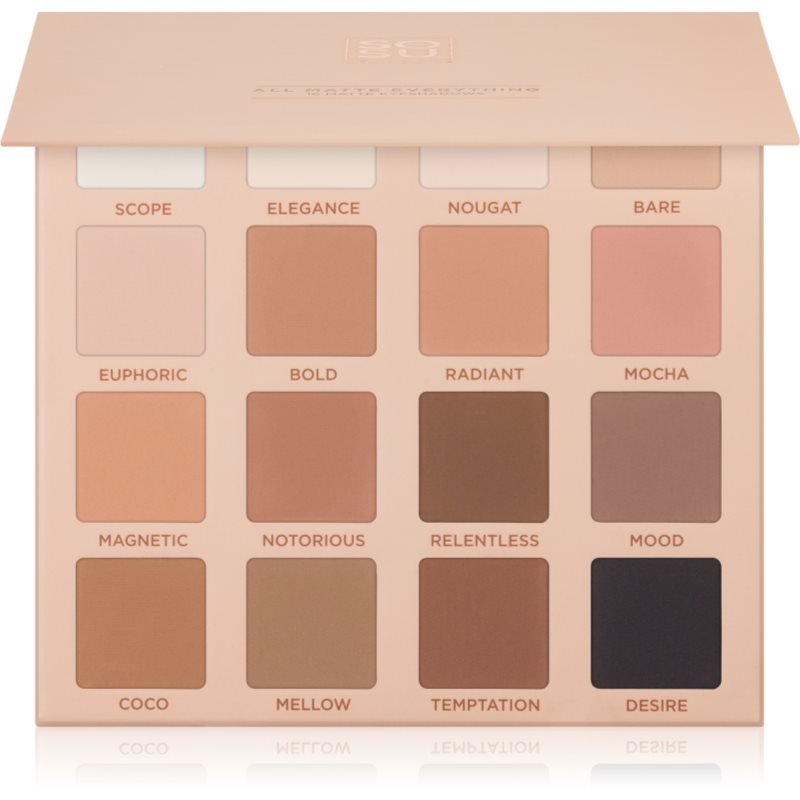 SOSU Cosmetics All Matte Everything Eyeshadow Palette paletka očních stínů 16x2 g - parfo.cz