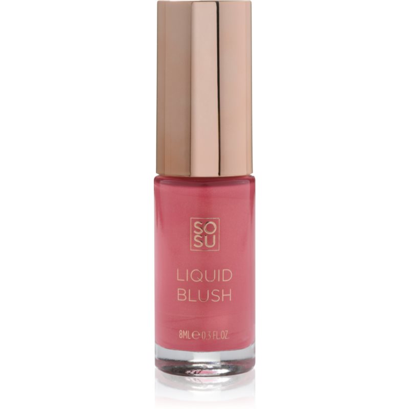 SOSU Cosmetics Liquid Blush tekutá tvářenka odstín Rose Radiance 8 ml - parfo.cz