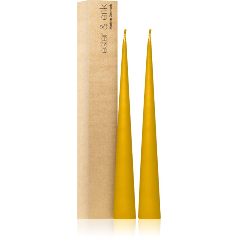ester & erik cone candles honey balm (no. 43) dekorativní svíčka 2x37 cm - parfo.cz