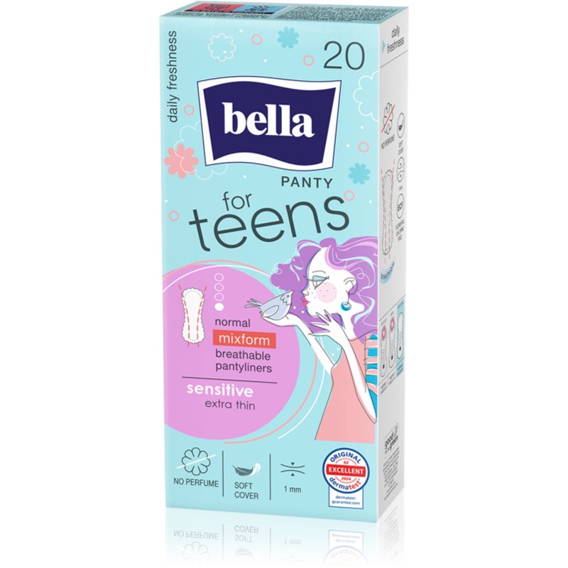 BELLA For Teens Sensitive slipové vložky pro dívky 20 ks - parfo.cz