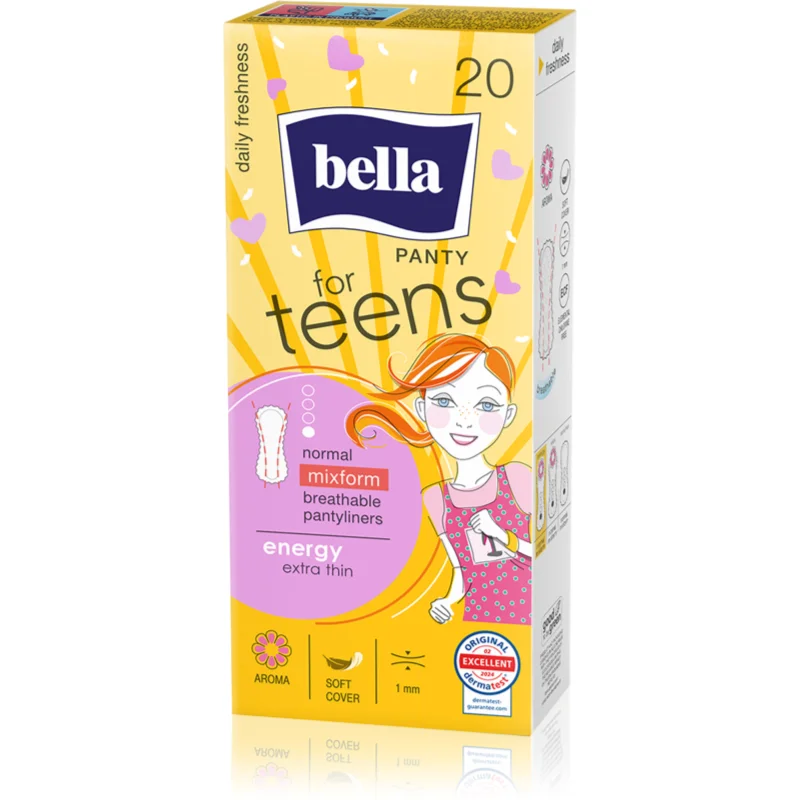 BELLA For Teens Energy slipové vložky pro dívky 20 ks - parfo.cz