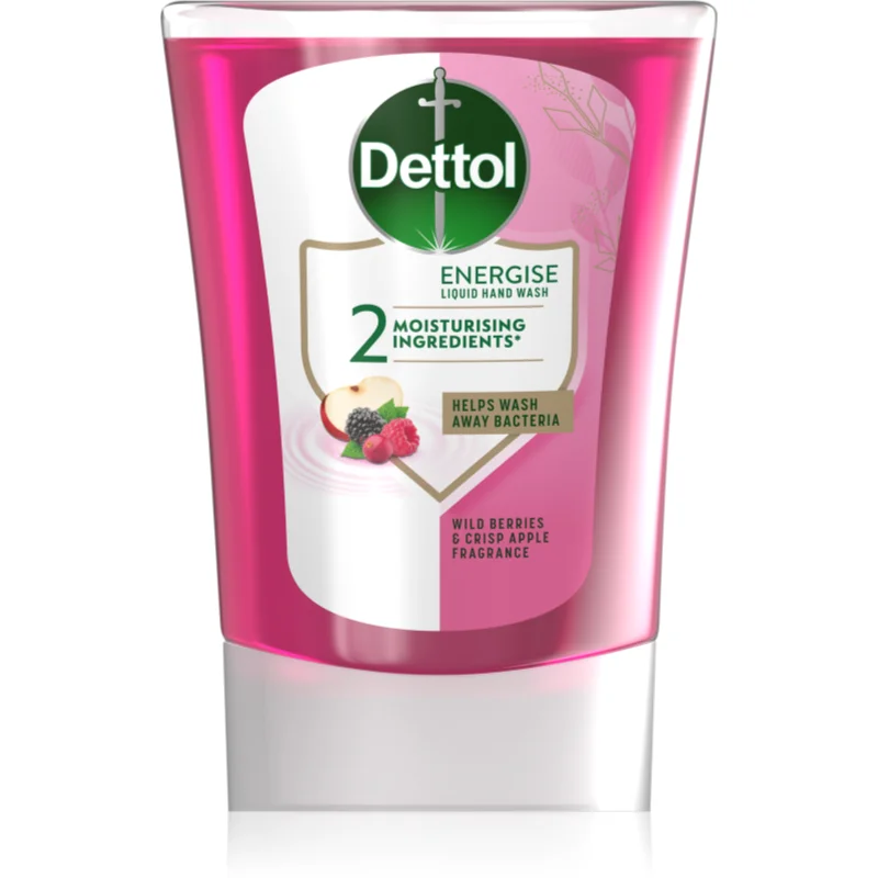 Dettol Energise Liquid Hand Wash Wild Berries & Crisp Apple náplň do bezdotykového dávkovače mýdla 250 ml - parfo.cz