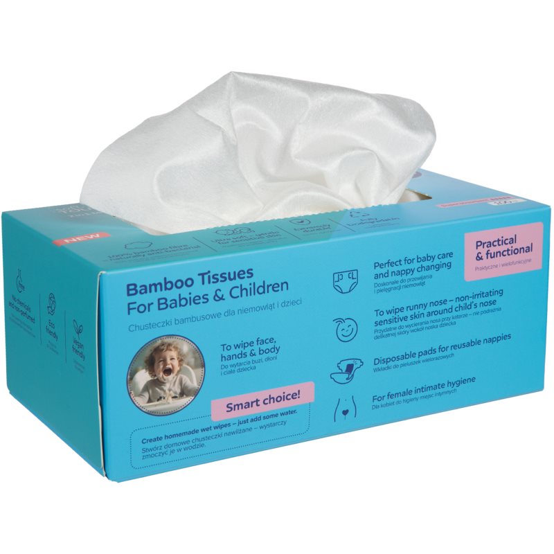 Canpol babies Bamboo Tissues Postpartum Pads ubrousky z bambusu 100 ks - parfo.cz