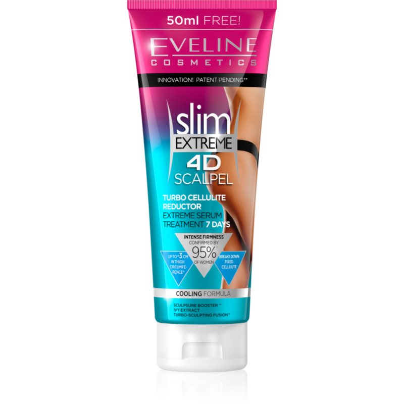 Eveline Cosmetics Slim Extreme 4D Scalpel sérum proti celulitidě s chladivým účinkem 250 ml - parfo.cz