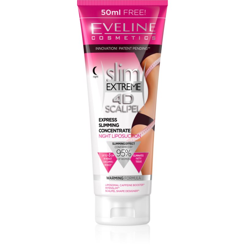 Eveline Cosmetics Slim Extreme 4D Scalpel superkoncentrované noční sérum s hřejivým účinkem 250 ml - parfo.cz
