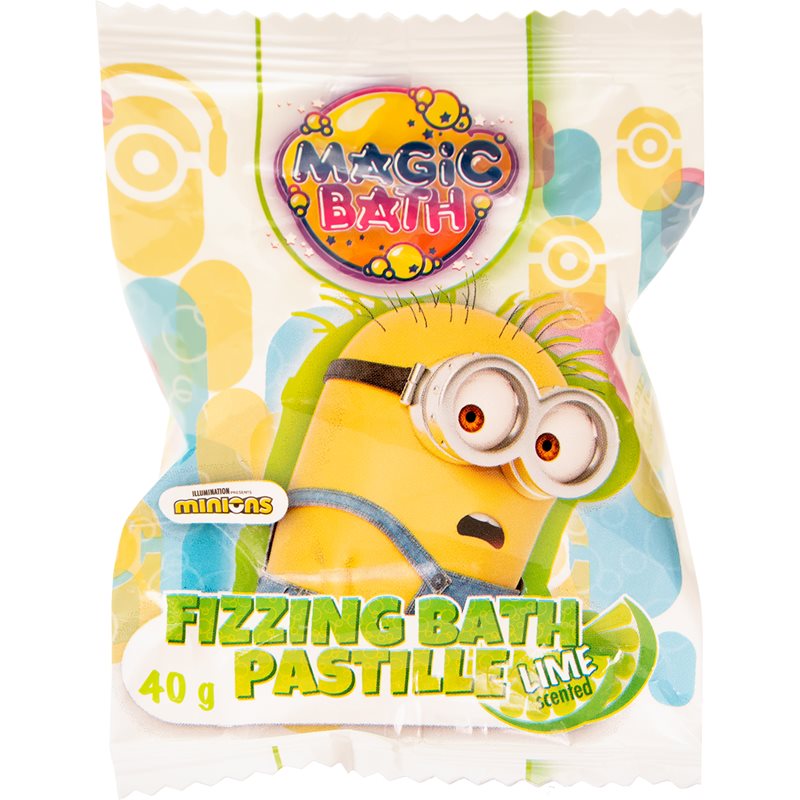 Minions Bath Fizzing Pastile šumivá koule do koupele 40 g - parfo.cz