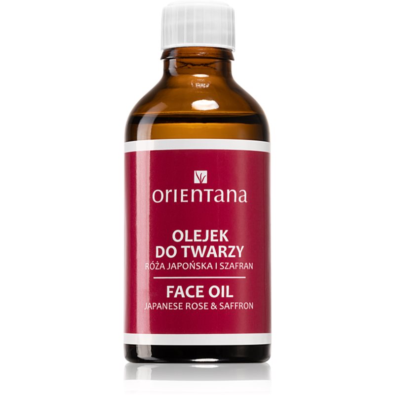 Orientana Japanese Rose & Saffron Face Oil omlazující pleťový olej 50 ml - parfo.cz