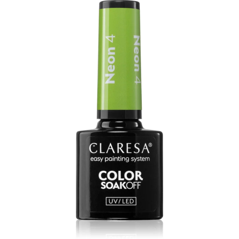 Claresa SoakOff UV/LED Color Neon gelový lak na nehty odstín 4 5 g - parfo.cz