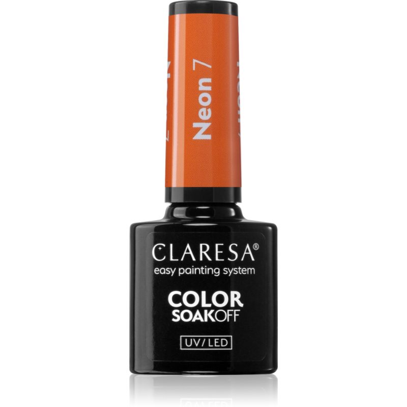 Claresa SoakOff UV/LED Color Neon gelový lak na nehty odstín 7 5 g - parfo.cz