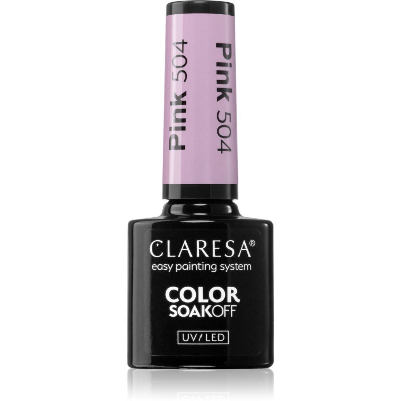 Claresa SoakOff UV/LED Color Balloon Journey gelový lak na nehty odstín Pink 504 5 g - parfo.cz