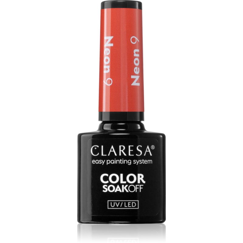 Claresa SoakOff UV/LED Color Neon gelový lak na nehty odstín 9 5 g - parfo.cz