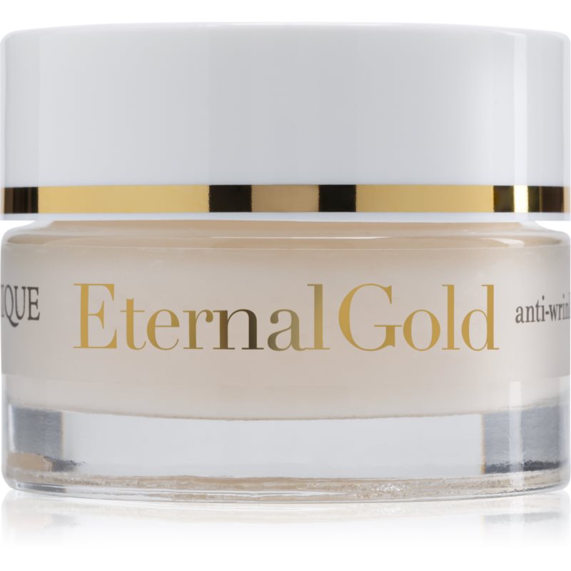 Organique Eternal Gold Anti-Wrinkle Therapy oční krém pro korekci tmavých kruhů a vrásek s 24karátovým zlatem 15 ml - parfo.cz