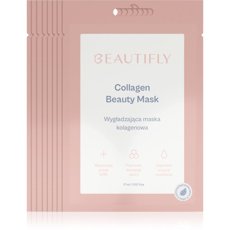 Beautifly Collagen Beauty Mask Set plátýnková maska 8 ks - parfo.cz