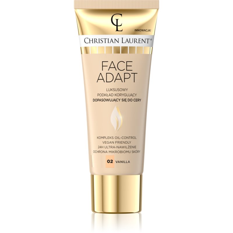 Christian Laurent Face Adapt hydratační make-up s vyhlazujícím účinkem odstín 02 Vanilla 30 ml - parfo.cz