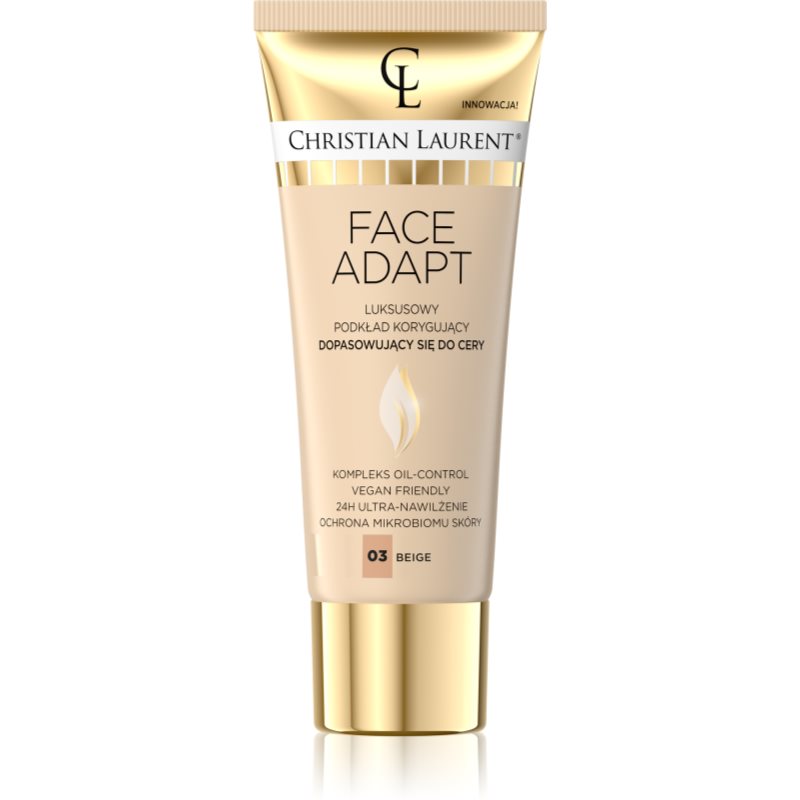 Christian Laurent Face Adapt hydratační make-up s vyhlazujícím účinkem odstín 03 Beige 30 ml - parfo.cz