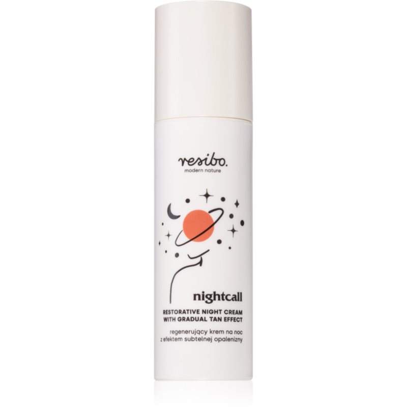 Resibo Nightcall Restorative Night Cream regenerační noční krém pro postupné opálení 50 ml - parfo.cz