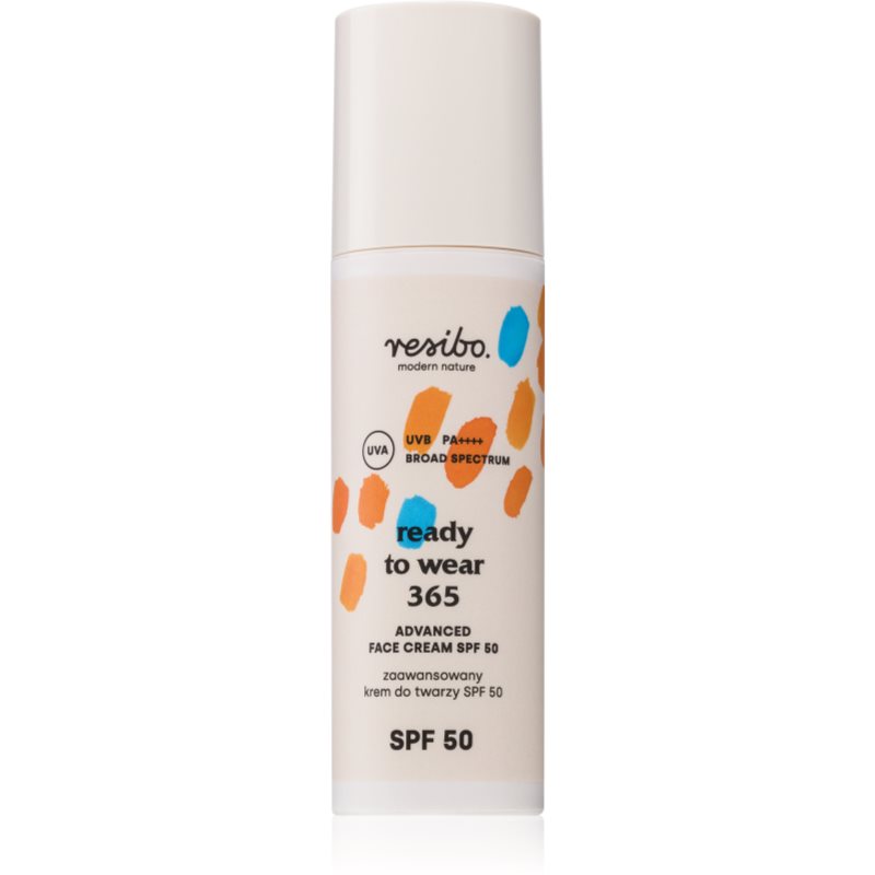 Resibo Ready to wear 365 Advanced face cream SPF50 pleťový krém SPF 50 50 ml - parfo.cz