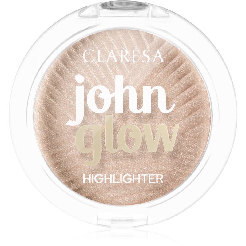 Claresa John Glow kompaktní pudrový rozjasňovač odstín 02 8 g - parfo.cz