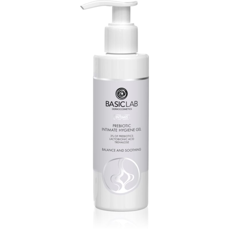 BasicLab Dermocosmetics Intimis zklidňující gel pro intimní hygienu s prebiotiky 300 ml - parfo.cz