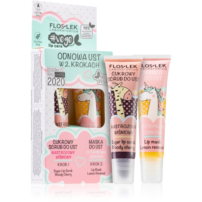 FlosLek Laboratorium Vege Lip Care Renewal sada na rty - parfo.cz