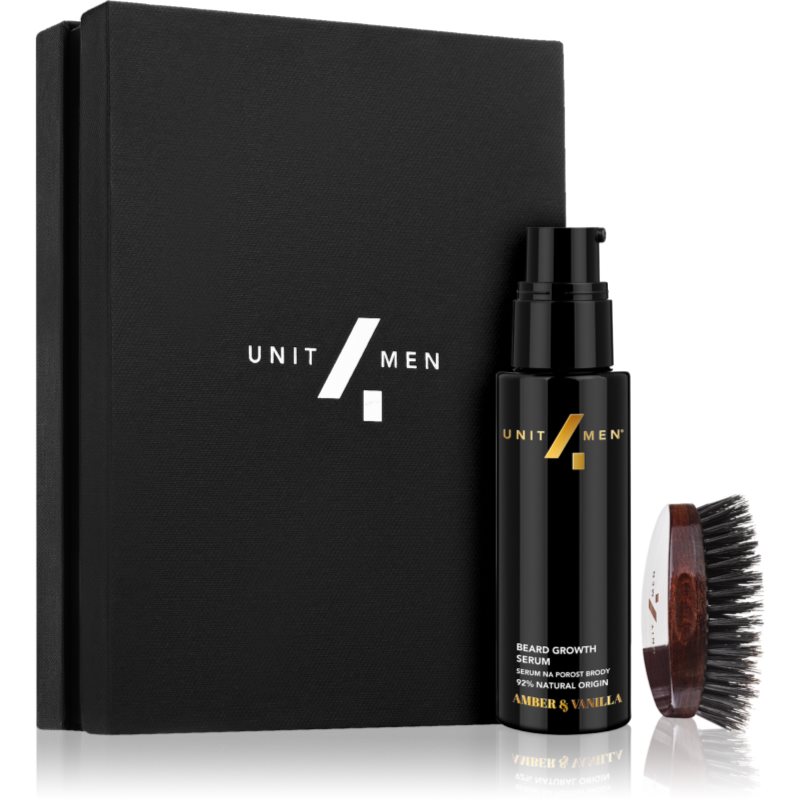 Unit4Men Beard Growth Set sada na vousy pro muže - parfo.cz