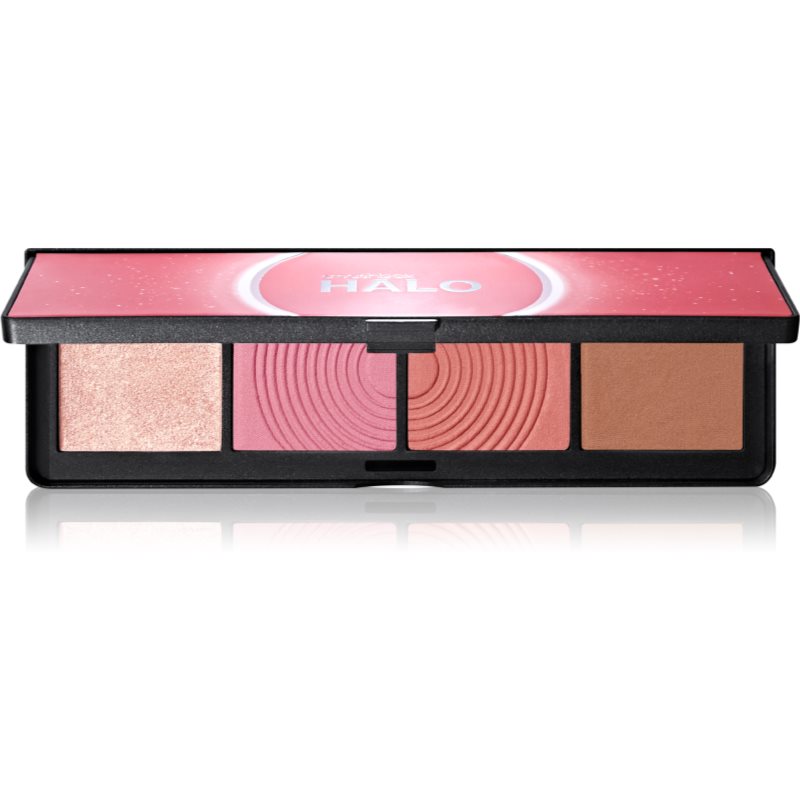 Smashbox Halo Sculpt + Glow Face Palette paletka rozjasňovačů a tvářenek odstín Pink Saturation 15