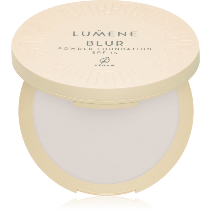 Lumene Blur kompaktní pudr a make-up 2 v 1 SPF 15 odstín No. 0 10 g - parfo.cz