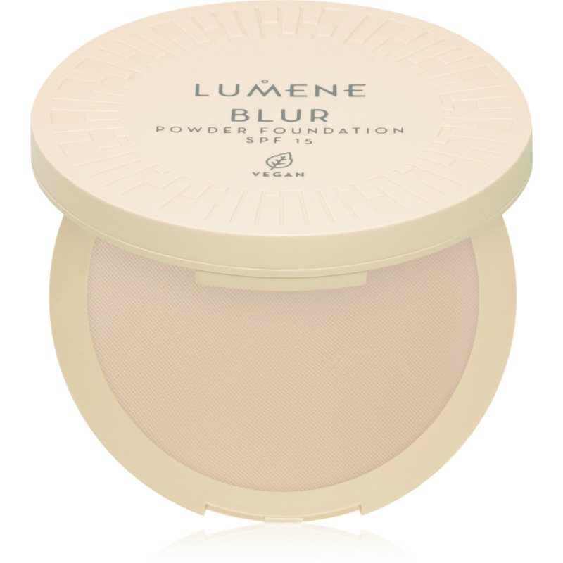 Lumene Blur kompaktní pudr a make-up 2 v 1 SPF 15 odstín No. 1 10 g - parfo.cz
