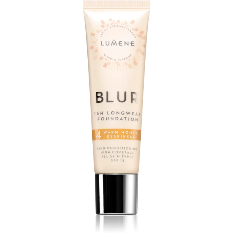 Lumene Nordic Makeup Blur dlouhotrvající make-up SPF 15 odstín 4 Warm Honey 30 ml - parfo.cz