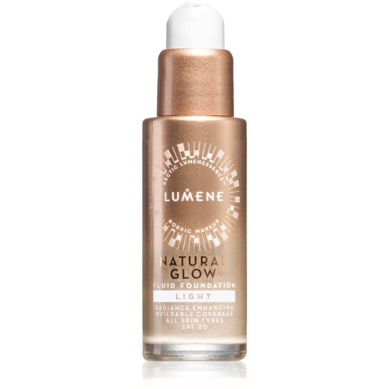 Lumene Natural Glow rozjasňující make-up pro přirozený vzhled SPF 20 odstín 0.5 Light 30 ml - parfo.cz