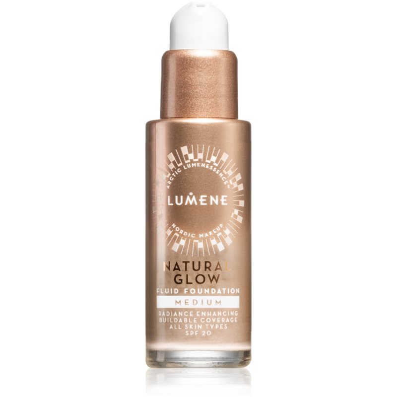 Lumene Natural Glow rozjasňující make-up pro přirozený vzhled SPF 20 odstín 2 Medium 30 ml - parfo.cz