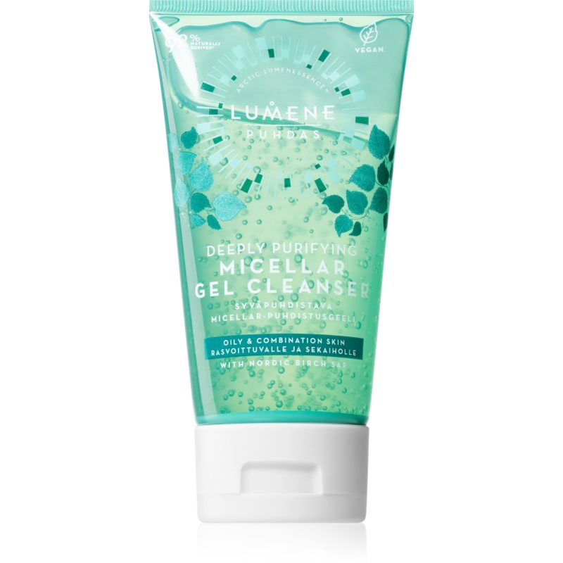 Lumene PUHDAS Deeply Purifying čisticí micelární gel pro mastnou a smíšenou pleť 150 ml - parfo.cz
