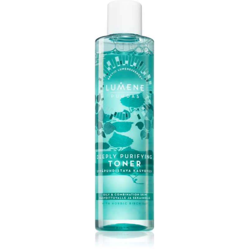 Lumene PUHDAS Deeply Purifying čisticí tonikum pro regulaci mazu a minimalizaci pórů 200 ml - parfo.cz