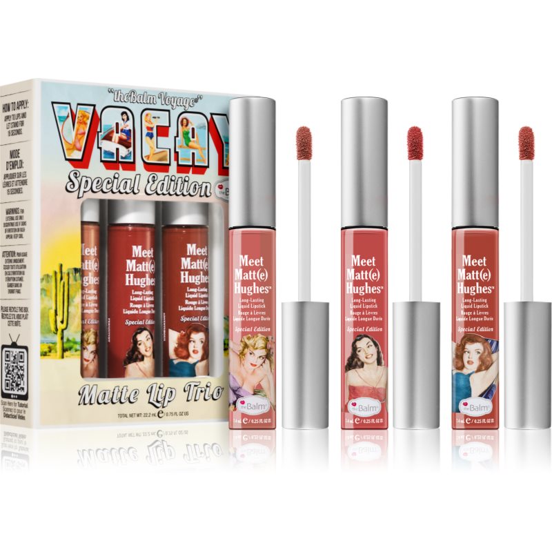 theBalm X Model Roz Voyage matná sada na rty - parfo.cz