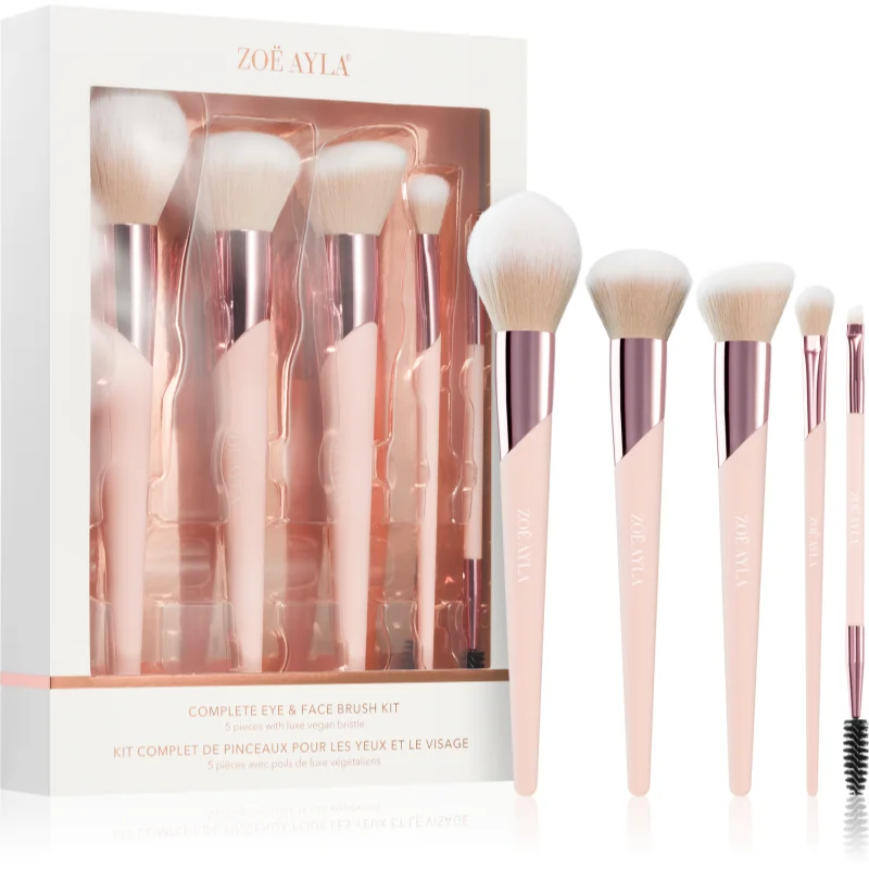 Zoë Ayla Makeup Brush Set 5 Piece sada štětců - parfo.cz