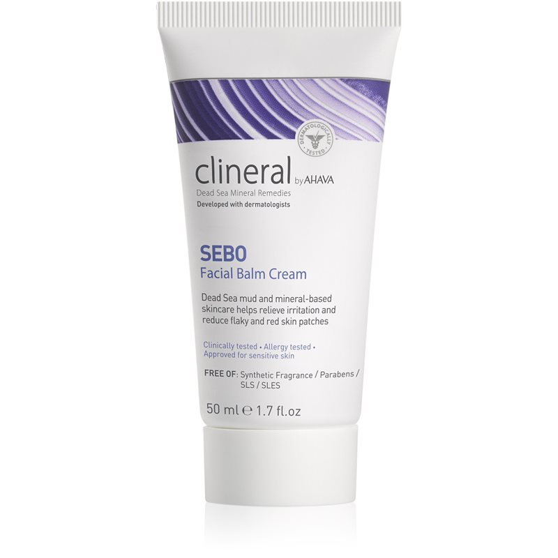 AHAVA Clineral SEBO výživný zklidňující pleťový krém s hydratačním účinkem 50 ml - parfo.cz