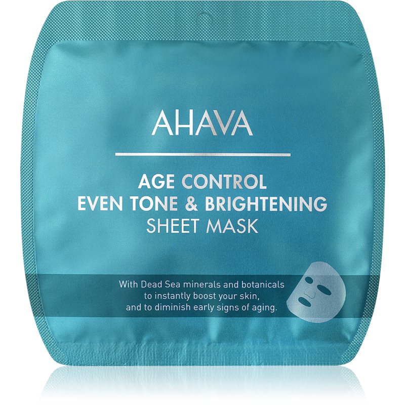 AHAVA Time To Smooth rozjasňující plátýnková maska proti vráskám 1 ks - parfo.cz