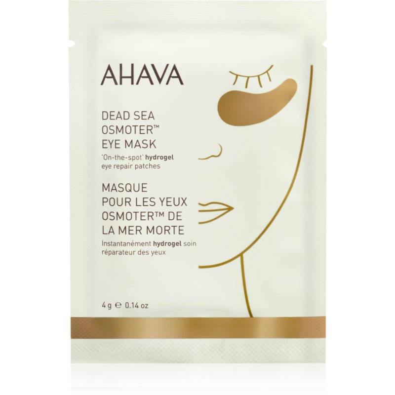 AHAVA Dead Sea Osmoter hydrogelová maska na oční okolí pro rozjasnění a hydrataci 4 g - parfo.cz