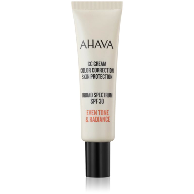 AHAVA CC Cream Color Correction CC krém pro sjednocení barevného tónu pleti SPF 30 30 ml - parfo.cz