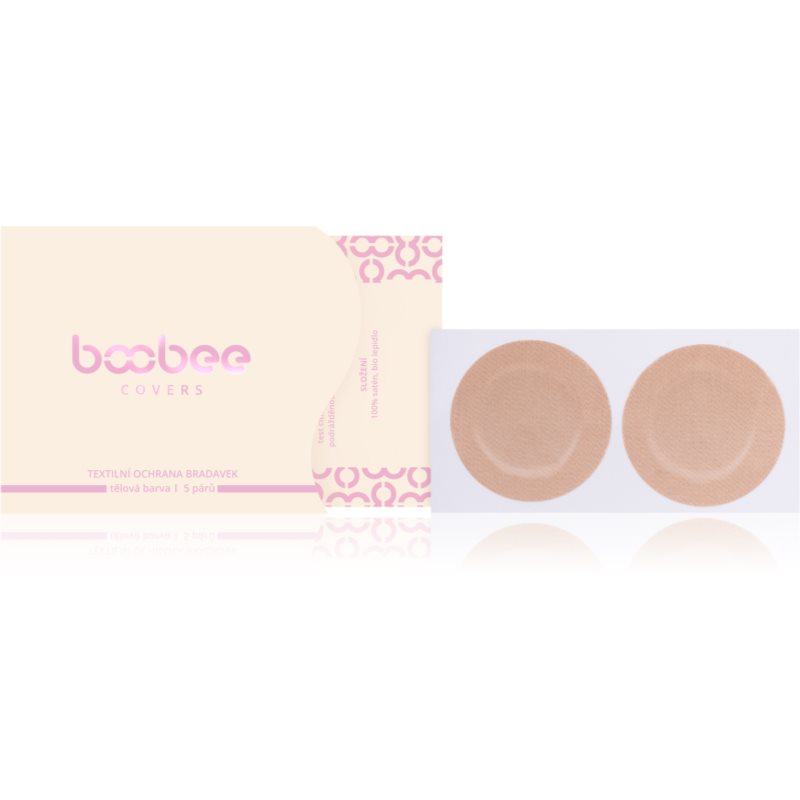 Boobee Covers textilní ochrana bradavek odstín Skin color 2x5 ks - parfo.cz