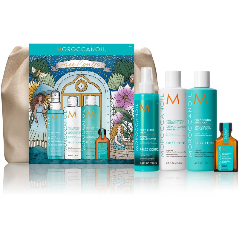 Moroccanoil Frizz Control Kit sada pro nepoddajné a krepatějící se vlasy - parfo.cz