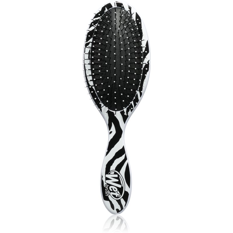 Wet Brush Original Detangler Safari kartáč na vlasy pro krásné vlasy a pokožku Zebra 1 ks - parfo.cz