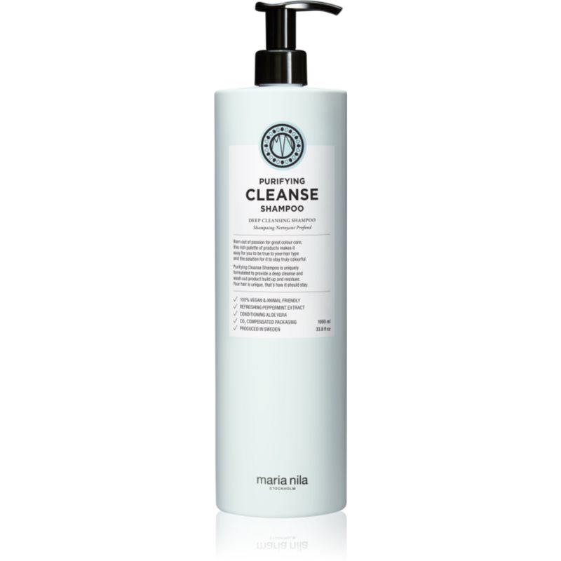Maria Nila Purifying Cleanse hloubkově čisticí šampon pro všechny typy vlasů 1000 ml - parfo.cz