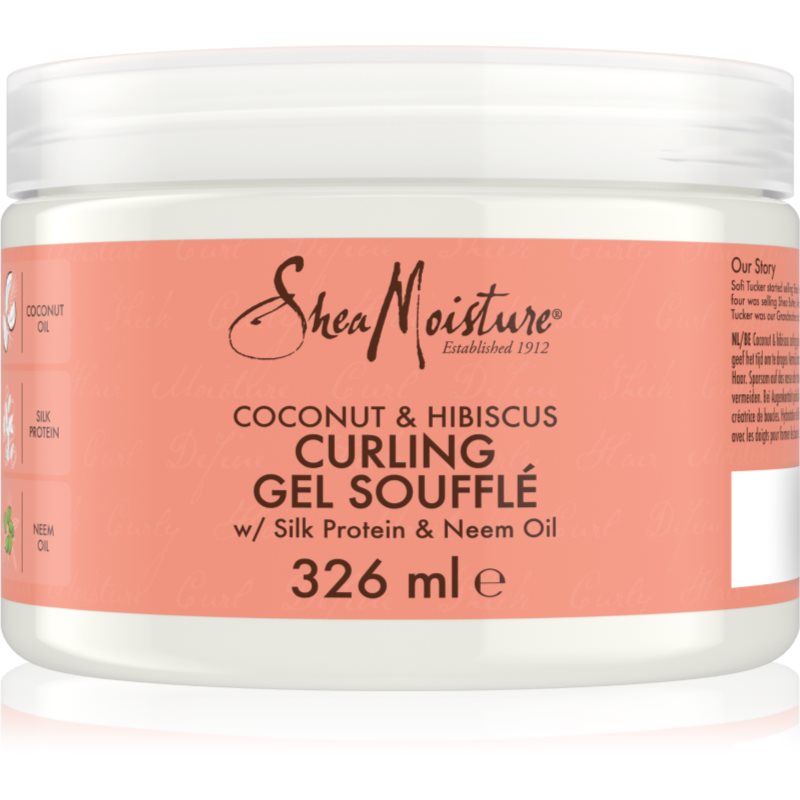 Shea Moisture Coconut & Hibiscus suflé pro vlnité a kudrnaté vlasy 340 g - parfo.cz