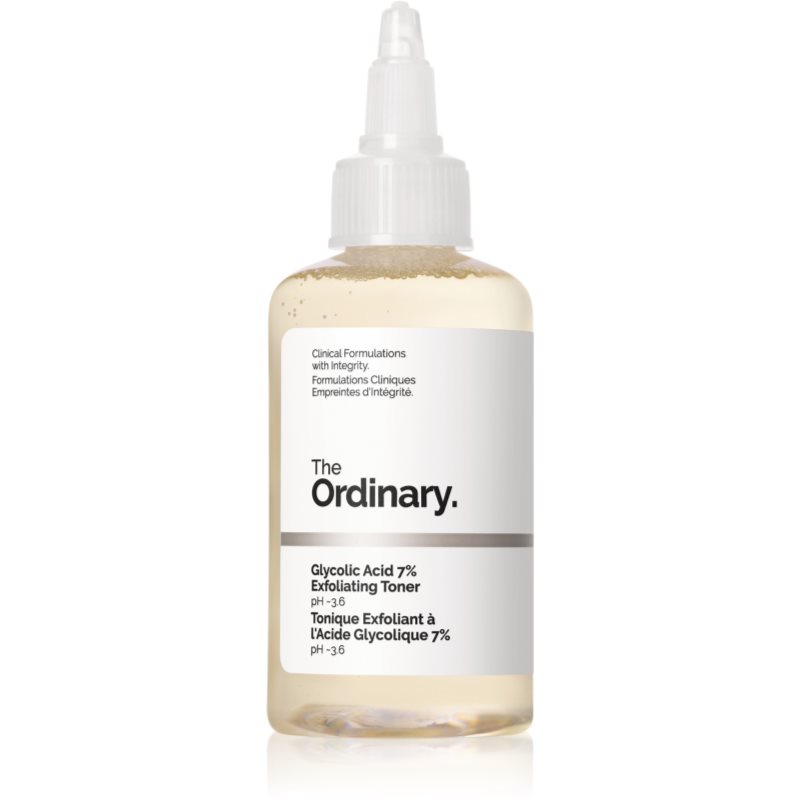 The Ordinary Glycolic Acid 7% Exfoliating Toner exfoliační čisticí tonikum 100 ml - parfo.cz