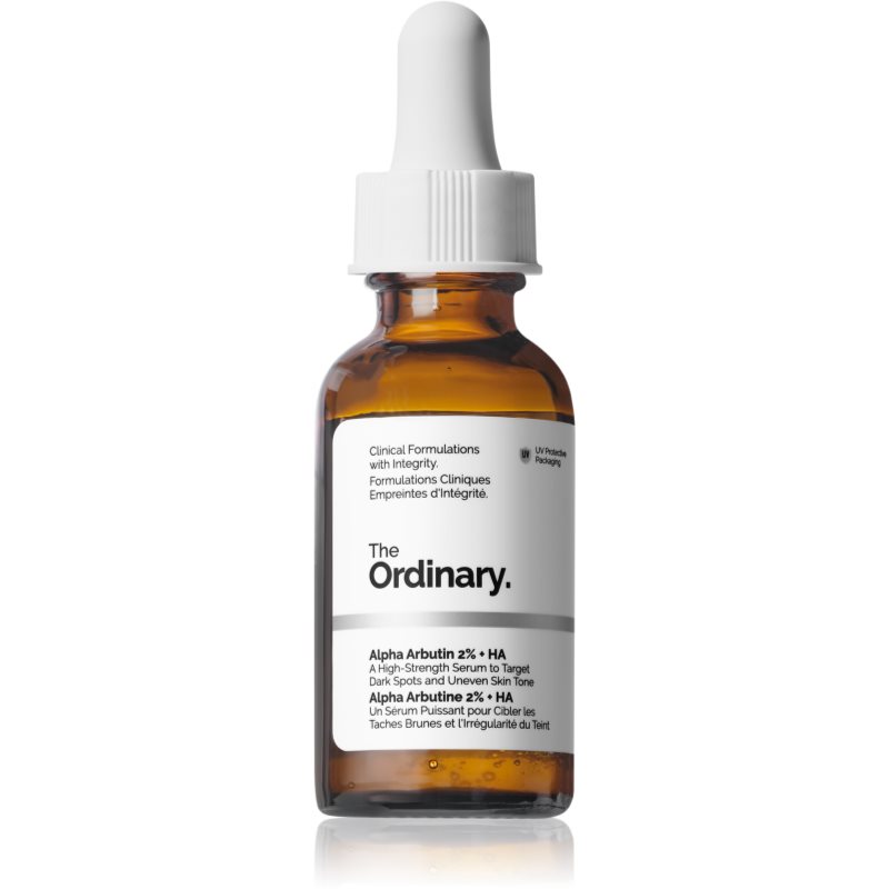 The Ordinary Alpha Arbutin 2% + HA rozjasňující pleťové sérum s kyselinou hyaluronovou 30 ml - parfo.cz
