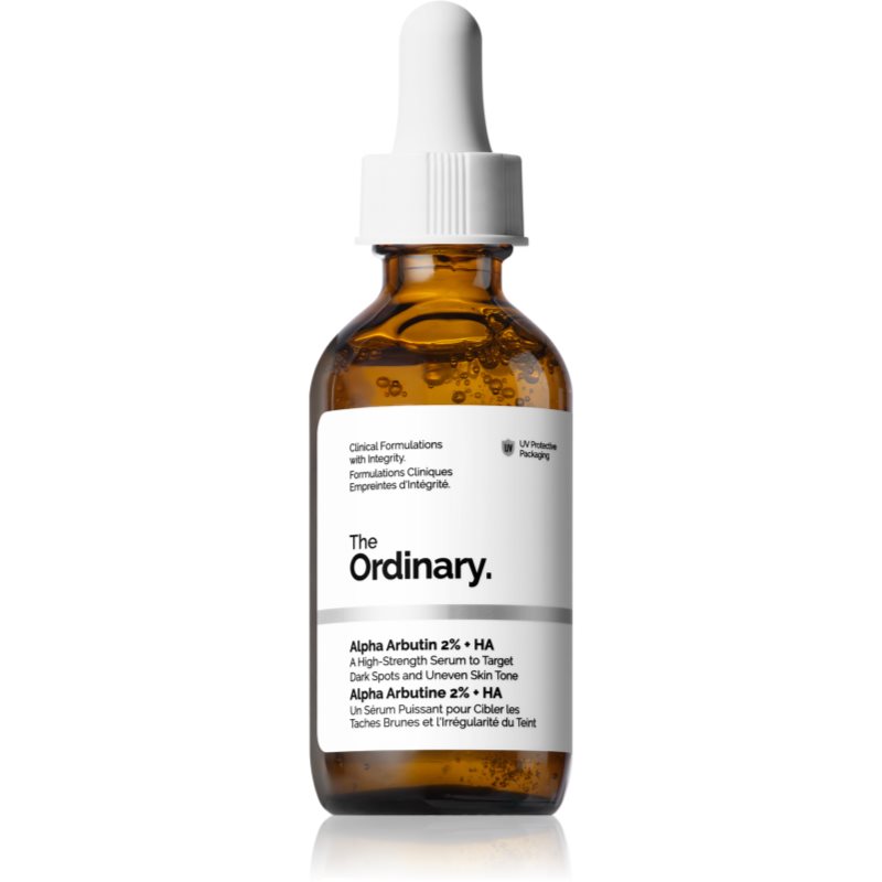 The Ordinary Alpha Arbutin 2% + HA rozjasňující pleťové sérum s kyselinou hyaluronovou 60 ml - parfo.cz