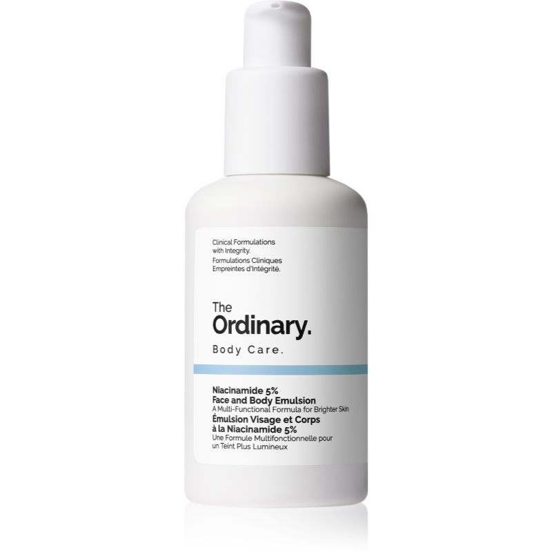The Ordinary Niacinamide 5% Face & Body Emulsion lehká hydratační emulze proti tmavým skvrnám na obličej a tělo 100 ml - parfo.cz