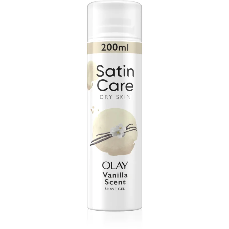 Gillette Satin Care Olay Vanilla Dream gel na holení 200 ml - parfo.cz